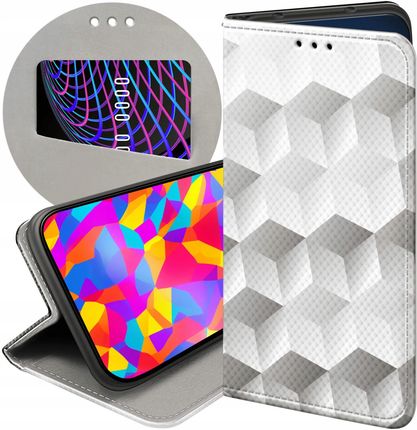 Hello Case Etui Z Klapką Do Samsung Galaxy S22 3D Geometryczne Iluzja Futerał
