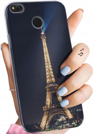 Hello Case Etui Do Xiaomi Redmi 4X Paryż Francja Eiffel Obudowa Pokrowiec