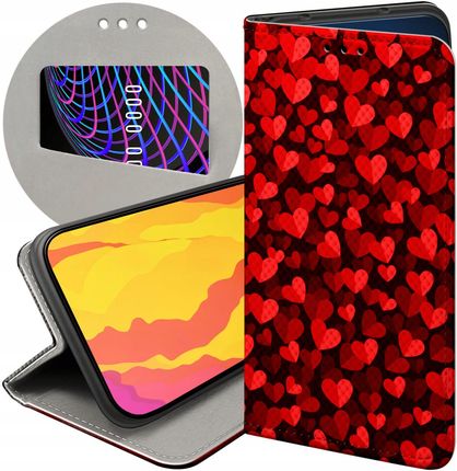 Hello Case Etui Z Klapką Do Samsung Galaxy A72 Walentynki Miłość Serce Futerał