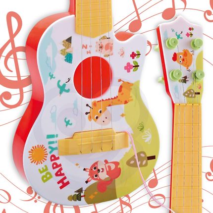 Woopie Gitara Akustyczna Dla Dzieci Czerwona 43Cm
