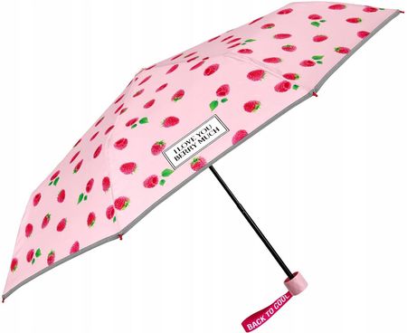 PERLETTI Różowy parasol dziecięcy Dla Dziewczynek Średnica 91 cm MALINY