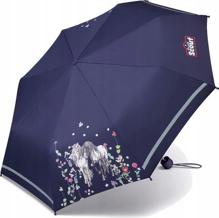 Scout Parasol Dziecięca Motyw Koni z Kwiatami - zdjęcie 2