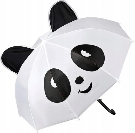 Dziecięca Parasol Panda Biało Czarna Uszy Odstając