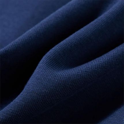 Bluza dziecięca, nadruk z motylem, granatowa, 128 - zdjęcie 2