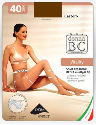 Donna BC Rajstopy Vitality 40dn 4;castoro, Donna BC, 8300182329213
