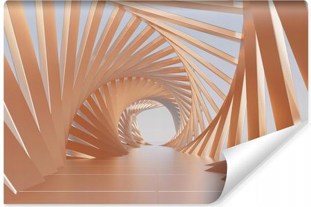 Muralo Fototapeta Abstrakcyjny Tunel Efekt 3D Nowoczesny Wzór 368X254