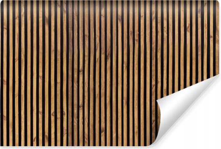 Muralo Fototapeta Sypialni Lamele Imitacja Drewna Efekt 3D 315X210