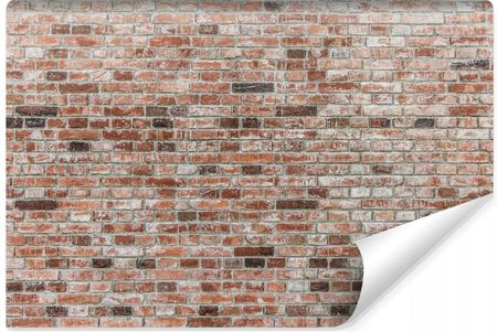 Muralo Fototapeta Do Sypialni Imitacja Cegły Mur Efekt 3D 270X180