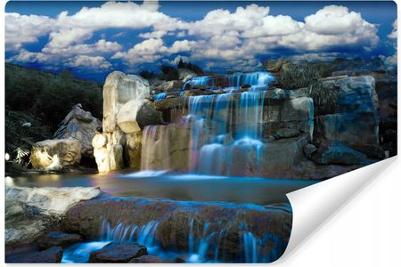 Muralo Fototapety Wodospad Kaskada Pejzaż Efekt 3D Natura 405X270