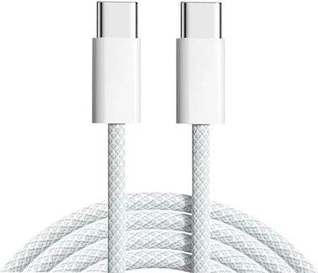 Kabel przewód USB-C do USB-C Type-C do szybkiego dowania 60W PD Apple iPad iPhone 15 Pro Plus Max 100cm 1m