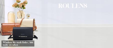 Roulens Mała Torebka na Ramię Pozioma Żółta - zdjęcie 2