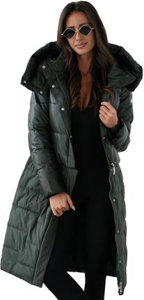 Pikowany płaszcz 2w1 Ocieplony Możliwość noszenia jako kurtka AMANDA
