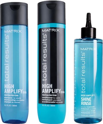Matrix Total Results Volumising High Amplify Shampoo Conditioner And Lamellar Treatment For Fine And Flat Hair