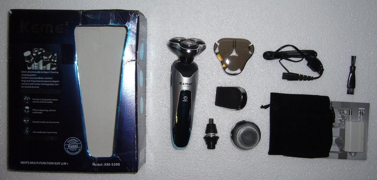фото Електробритва чоловіча Kemei KM-5390
