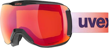 Uvex Downhill 2100 Cv Black Shiny Sl/Scarlet-Orange 23/24