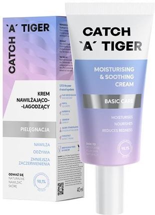 Krem Catch A Tiger Cosmetics Nawilżająco-Łagodzący na dzień i noc 40ml