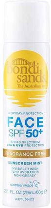 Spray Przeciwsłoneczny Bondi Sands Spf50+ Fragrance Free Sunscreen Face Mist 79ml