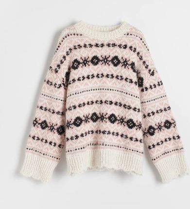 Reserved - Sweter z domieszką wełny -