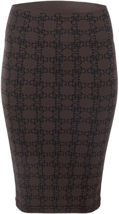 Damska Spódnica Guess Della Mid-Long Skirt V3Bd00Zz04N-P1Cp – Brązowy