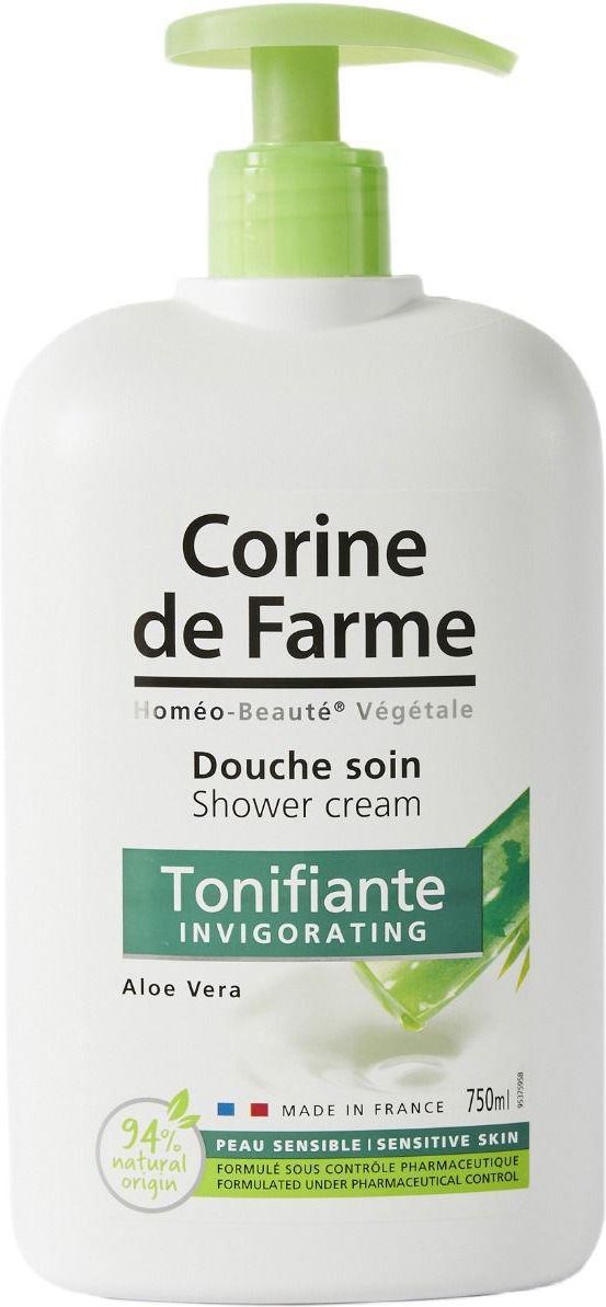 CORINE DE FARME Shower Cream Aloe Vera 750ml - ANBI Online