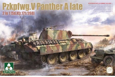 Takom 2176 1:35 Pzkpfwg V Panther A Late 2 In 1 Sd Kfz 171 268 MOD008002