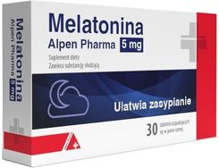 Zdjęcie Melatonina Alpen Pharma 5 Mg Tabletki Ułatwiające Zasypianie 30 Szt. - Augustów