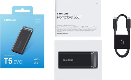 Dysk zewnętrzny Samsung Portable SSD T5 EVO 2TB (MU-PH2T0S/EU