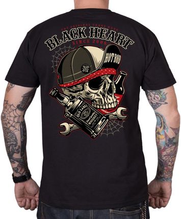 Koszulka T-shirt BLACK HEART Commander, Czarny, XXL