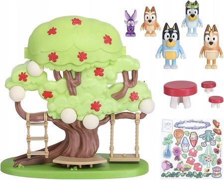 Moose Toys Bluey Domek Na Drzewie 5 Figurek Cała Rodzina Deluxe