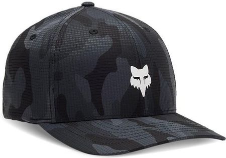czapka z daszkiem FOX - Fox Head Camo Tech Flexfit Black Camo (247) rozmiar: L/XL