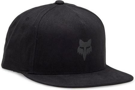 czapka z daszkiem FOX - Fox Head Snapback Hat Black Charcoal (324) rozmiar: OS