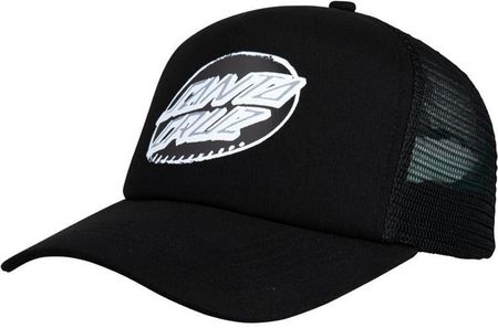 czapka z daszkiem SANTA CRUZ - Creep Dot Meshback Black (BLACK) rozmiar: OS