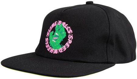 czapka z daszkiem SANTA CRUZ - SB Hand Snapback Black (BLACK) rozmiar: OS