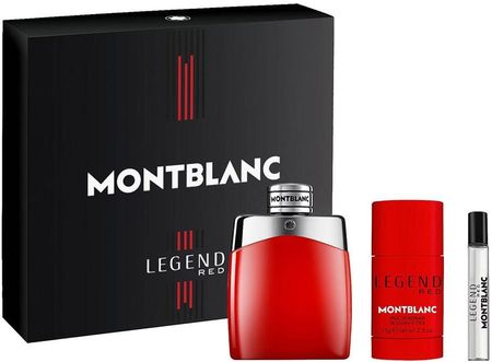 Montblanc Zestaw Legend Red Woda Perfumowana 100ml + Woda Perfumowana 7.5ml + Żel Pod Prysznic 100ml 