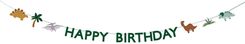 Zdjęcie Baner PartyDeco Happy Birthday Dino 3m dekoracja na urodziny GRL106 PD1110 - Gdańsk