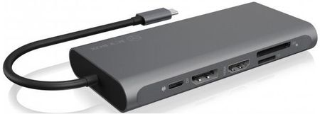 Icy Box Icybox Ib-Dk4050-Cpd Docking Station 12-In-1 Usb Type-C Dock With Pd 100 W (IBDK4050CPD)