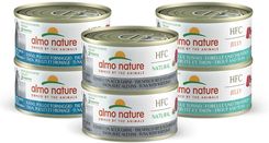 Almo Nature Hfc Natural Mix Smaków Z Tuńczykiem 3 Smaki 6x70g