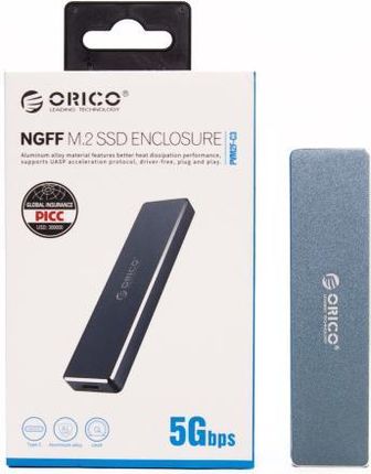 Orico PVM2F-C3-GY-BP M.2 SATA, USB-C 5Gbps (PVM2FC3GYBP) - zdjęcie 2