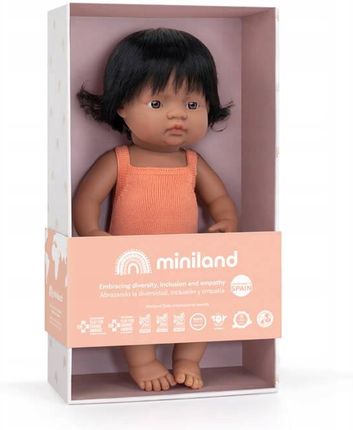 Miniland Lalka Dziewczynka Hiszpanka Colourful Edition 38Cm
