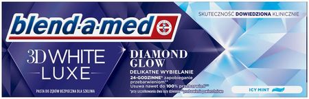 Blend-A-Med 3D White Luxe Diamond Glow Pasta Do Zębów 75 ml