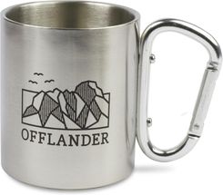 Zdjęcie OFFLANDER KUBEK KEMPINGOWY Z KARABIŃCZYKIEM STALOWY 220ML - Suchedniów