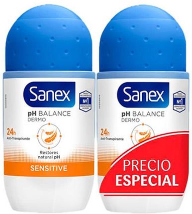 Sanex Ph Balance Dermo Sensitive Roll On Duplo Dezodorant 2x50 ml