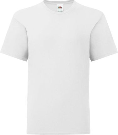 T-shirt koszulka dziecięca Iconic 150 Fruit Of The Loom Biała 104