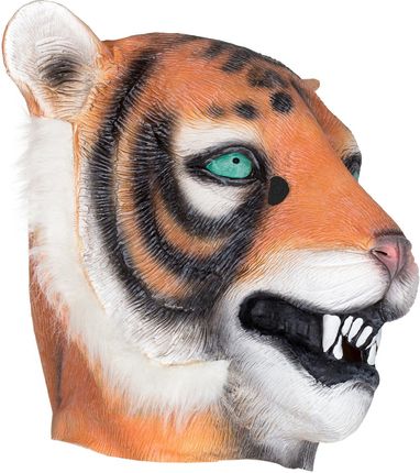 Profesjonalna Lateksowa Maska Tygrys Głowa Tygrysa