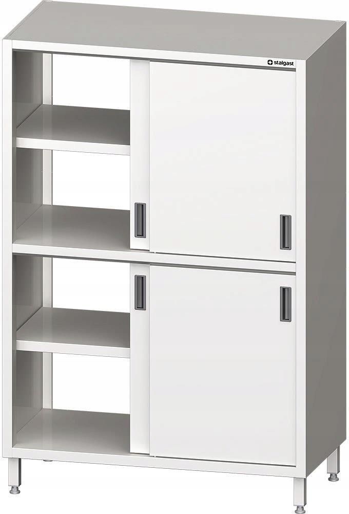 Stalgast Regal mit glatten Böden, 1000x700x1800 mm, verschweißt
