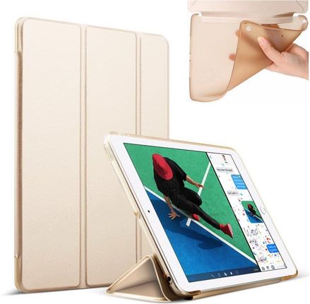 D-Pro Smart Case TPU Soft-Gel Back Cover Etui Z Klapką iPad Mini 4/5 (Gold)