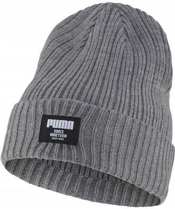 Puma czapka zimowa ciepła szara beanie