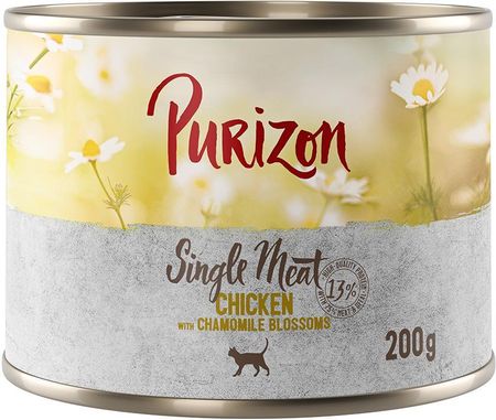 Purizon Mokra Single Meat Kurczak Z Kwiatami Rumianku 200g