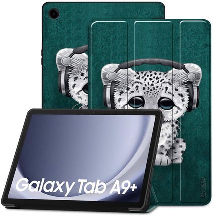 Tech-Protect Etui na Galaxy Tab A9+ SmartCase Sad Cat 