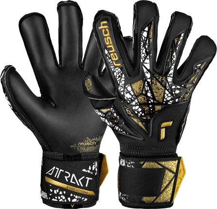 Rękawice Bramkarskie Reusch Attrakt Gold X Evolution Cut Finger Support Goalkeeper Gloves 5470950-7740 Rozmiar 9,5